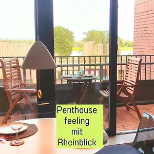  Apartment Rheinblick Penthouse Wolke 7 - Neuss/düsseldorf